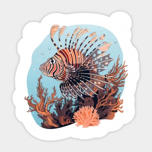 Lionfish Sticker